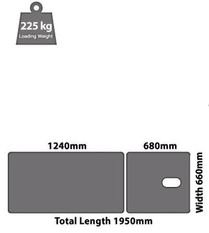 2-Section Synergy-C Treatment Table Electric