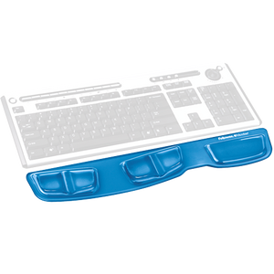 Health-V™ Crystal Keyboard Palm Support Blue
