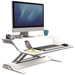 Lotus™ Sit-Stand Workstation - White