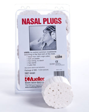 Mueller Nasal Cotton Plugs (300's)