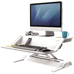 Lotus™ Sit-Stand Workstation - White