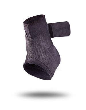 Mueller Neoprene Blend Ankle Support with Straps (Black)